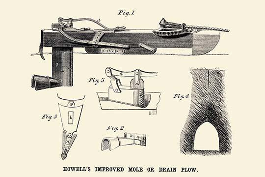 Advancements in Farm Technology Poster Print showcasing innovative agricultural machinery.