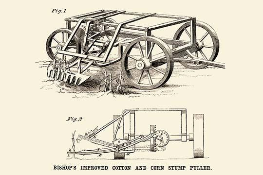 Farm Machinery Poster Print - After the Harvest, showcasing agricultural transformation.