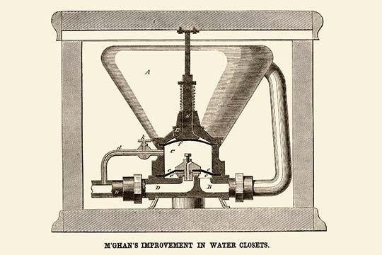 Toilet Flush Improvement Poster Print
