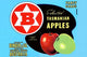 Vintage fruit and vegetable crates poster print featuring colorful labels.