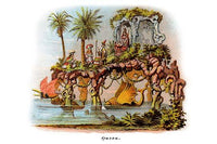 Turn of the Century Mardi Gras Parade Float Poster Print