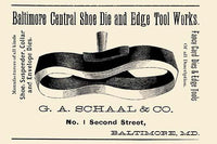 Baltimore Factory Advertisement Poster Print showcasing vintage industrial design.