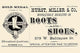 Baltimore Boots and Shoes Advertisement Poster Print showcasing a vintage ad for footwear.