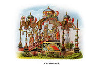 Mardi Gras Parade Float Design Poster Print from the 1900s