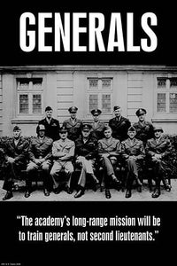The Academy's Long-Range Mission poster print by Wilbur Pierce, inspirational military art