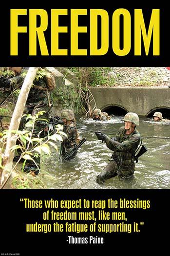 Those Who Expect to Reap the Blessings of Freedom Poster Print by Wilbur Pierce