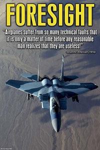Airplanes Technical Faults Poster Print by Wilbur Pierce, 18x24