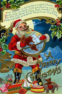 The World Is Mine Poster Print featuring St. Nick's whimsical moment.