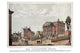 Poster print of a historic edifice built in 1790 at the foot of Broad Way.
