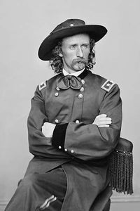 George Armstrong Custer portrait poster print (1839-1876)