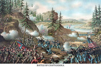 Ulysses S. Grant Night Battle Poster Print showcasing historical significance.