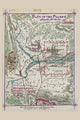 Andersonville Prison Camp layout poster print showcasing dimensions and surroundings