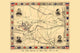 Bull Run Map Poster Print showcasing historic military leaders.