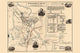 Historical poster print showing Union and Confederate forces positions on December 31, 1862.