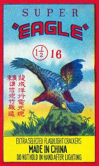 Vintage Eagle Firecracker Label Poster Print from 1930-1950