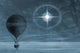 Lunar Halo and Luminescent Cross Poster Print from 1875 Balloon Flight