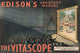 Vitascope Poster Print showcasing the early movie projector by Thomas Edison.