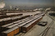 Classification Yard at C & NW RR's Proviso Yard Chicago Poster Print
