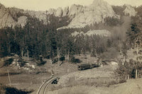 Horse Shoe Curve on Burlington and Missouri River Railway Poster Print