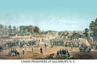 Civil War Union Prisoners Play Ball Poster Print by Major Otto Boetticher, 18x24