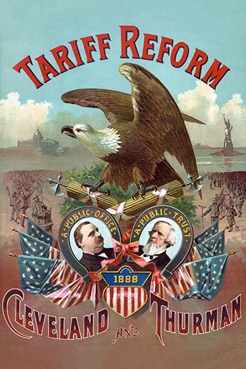 Eagle with Fasces and Horseshoes Poster Print by S. Nagle & J. Hertgen