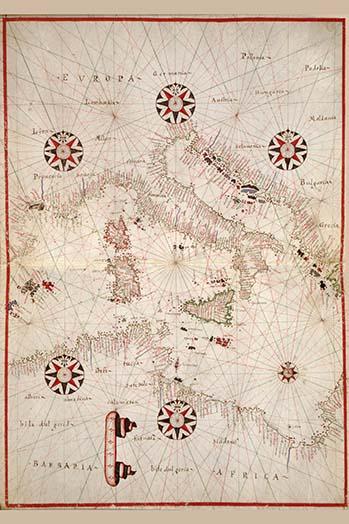 Portolan Atlas of the Mediterranean Sea Poster Print
