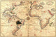 World Map from Portolan Atlas - Oval Projection Poster Print