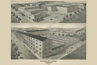 Dye Factory in Cumberland, Maryland Poster Print by Charles Hart.