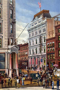 New York Stock Exchange Building Poster Print by Charles Hart