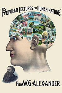 Pictorial Representation of a Man's Head Poster Print by Charles Hart, showcasing an array of human interests.