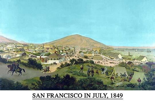 San Francisco in July 1849 Poster Print by H. S. Crocker & Co.