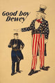 Uncle Sam patting Admiral George Dewey poster print.