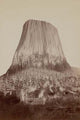 Devil's Tower Poster Print by John C.H. Grabill showcasing the iconic geological formation in Wyoming.