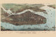 Bird's-eye view of Greater New York City with Battery Park and surrounding boroughs.