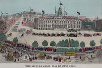 Funeral Car and Procession for President Abraham Lincoln Poster Print