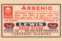 Poison! medical use bottle label vintage poster print