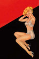 Vintage Pin-Up Girl Vegetable Crate Label Poster Print