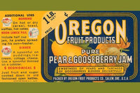 Oregon Fruit Products Pear and Gooseberry Jam Poster Print