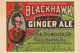 Blackhawk Ginger Ale Soda Bottle Label Poster Print featuring Native American theme.