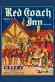 Passengers arriving at the Red Coach Inn vintage poster print