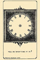 Hidden Time Puzzle Print showcasing vintage trick art with concealed images.