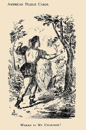 Hidden in This Picture - The Charmer Vintage Poster Print