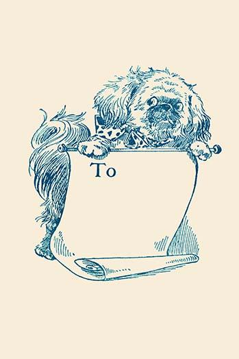 Adorable little dog poster print by Eugene Field
