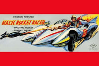 Fancy race car poster print in vibrant colors for children's room decor
