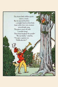 Fiddle Dee Dee Poster Print by Eugene Field showing playful imagery from the children's story.