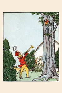 A Pretend Soldier Aiming at a Bird Poster Print by Eugene Field