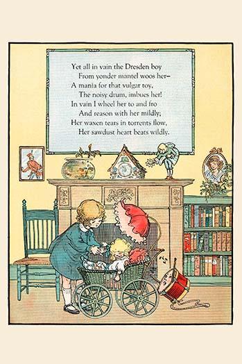 A Child's Tale of a Doll Who Refuses to Behave poster print by Eugene Field