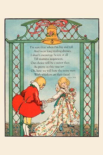 A Little Girl Dreams of Marrying a Prince Poster Print by Eugene Field