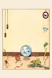 The Gingham Dog and Calico Cat Poster Print by Eugene Field, whimsical pet illustration.