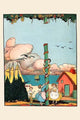 Children Climb a Tree Vintage Art Print by Eugene Field